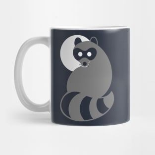 Trash Panda at Night, Trash Panda at Night (black background) Mug